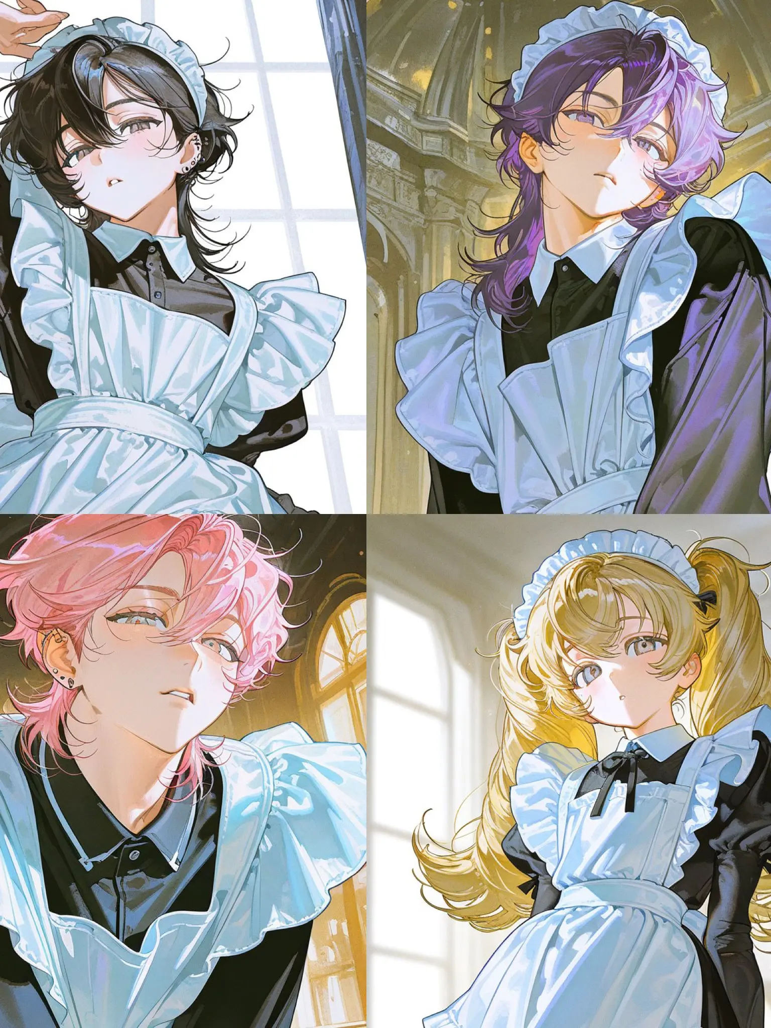 Norishio의 4人のメイド、性格がバラバラすぎる。