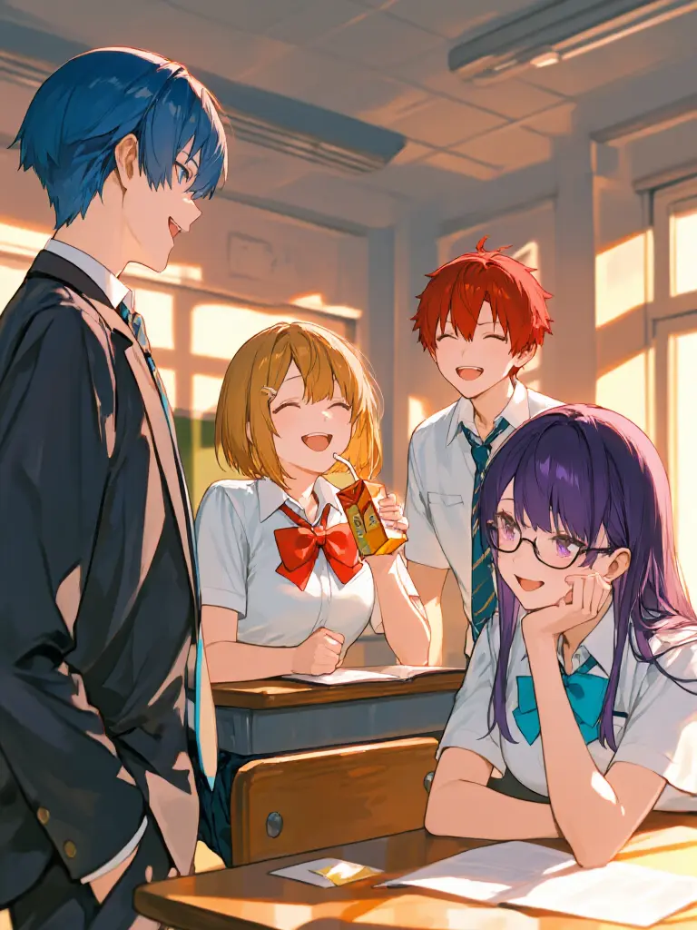 nabinabibi의 バラバラ血液型。仲良し4人組