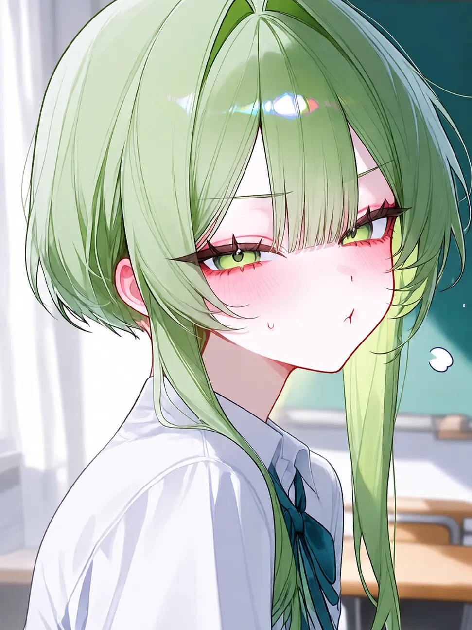 usermodoki1826의 Green Hair is Unpopular?
