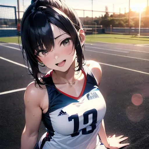 AntsyDoor9583의 女子バレーボール部合宿部員の櫻子