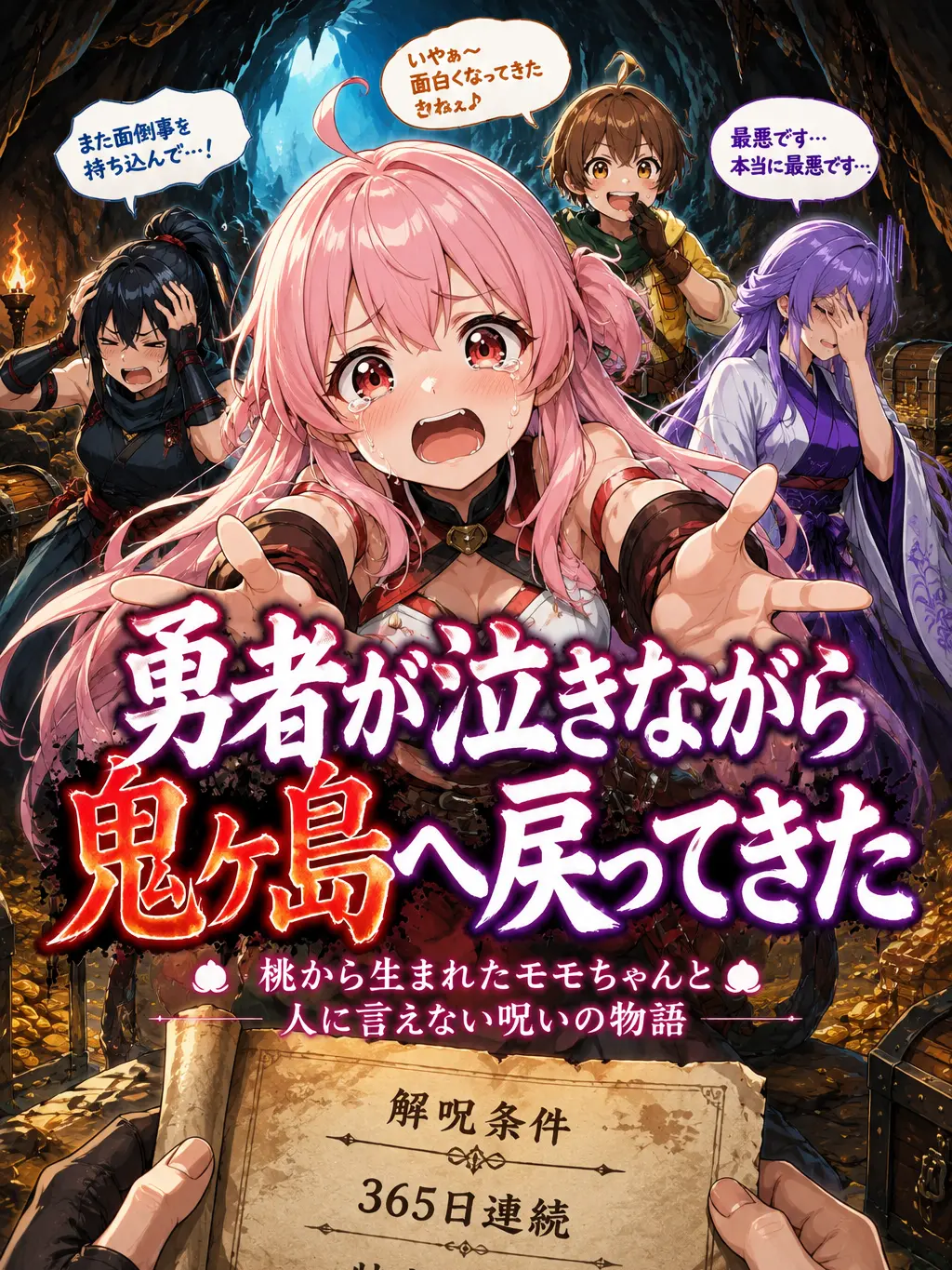 Naririn의 勇者が泣きながら鬼ヶ島へ戻ってきた