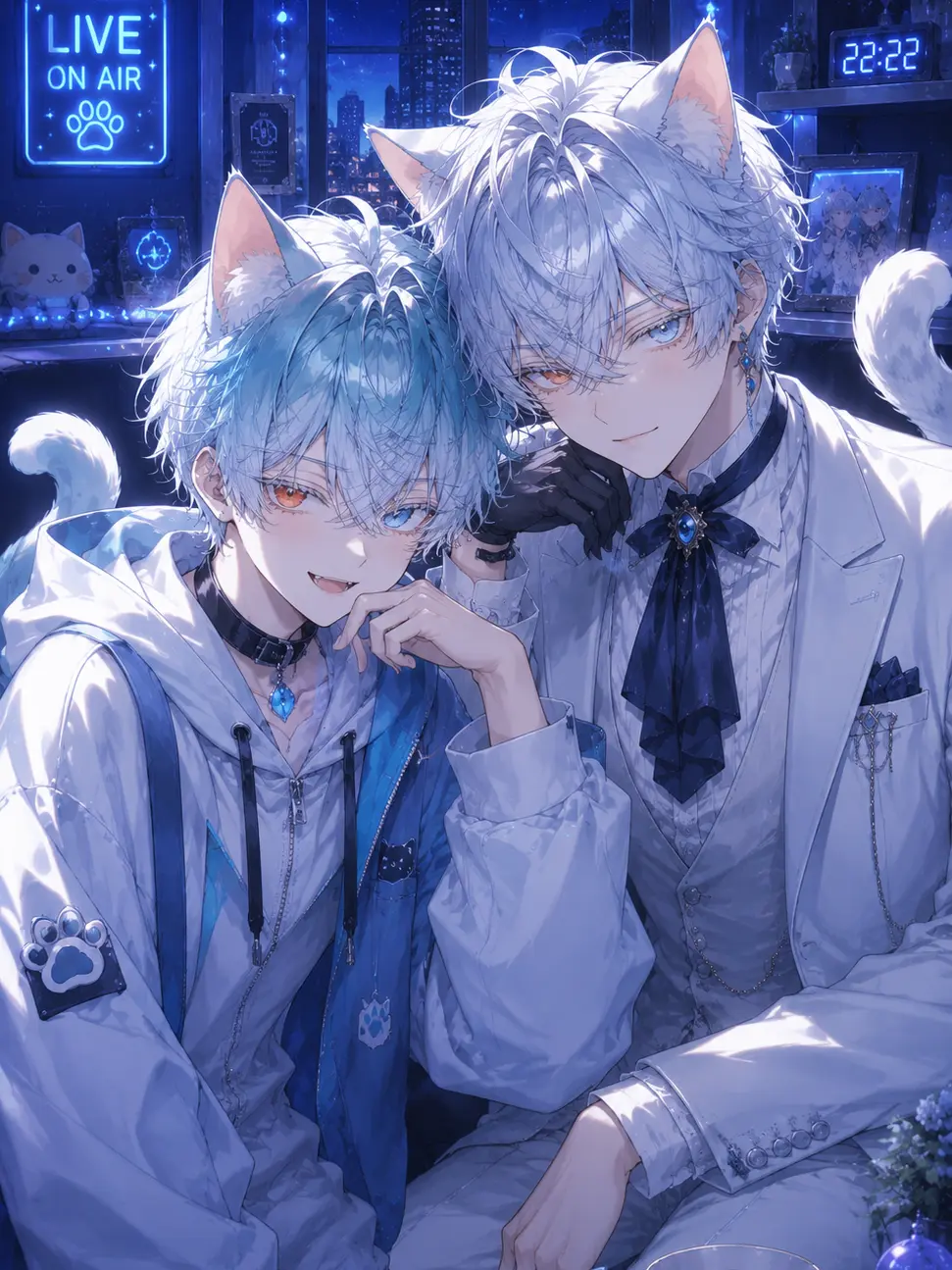 WavyFlare6620의 🐾双猫配信者は今日もペットを溺愛する