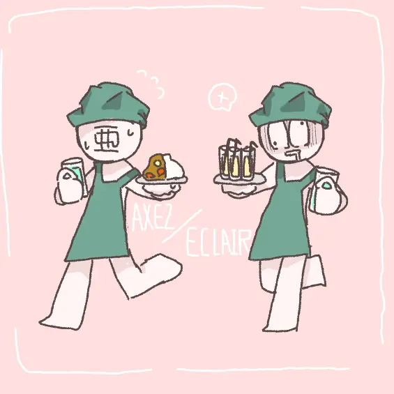 Negnin7878의 アクシズ＆エクレア／学パロ