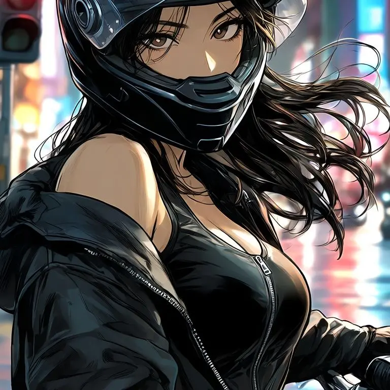 FunnyPaste3769의 Biker Girl