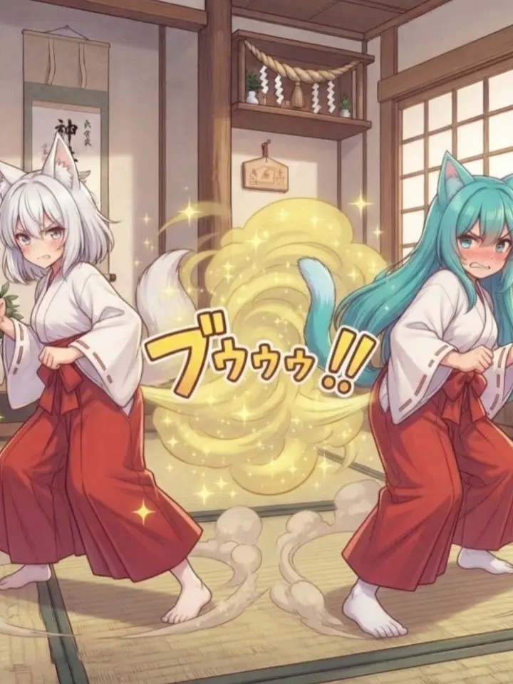 AstorycreatedbyMutsuki의 妖狐VSころものおなら対決