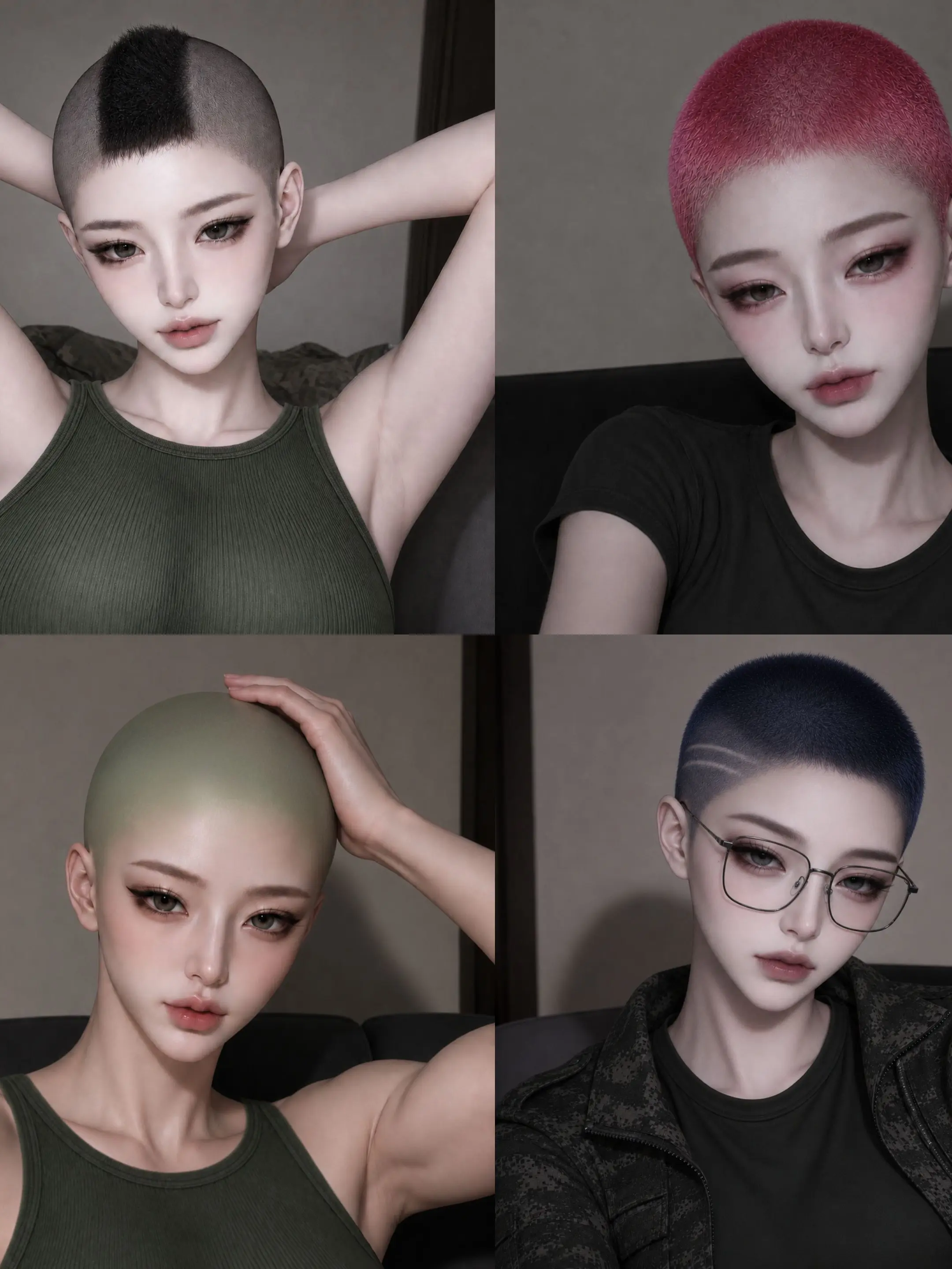 4ny_th1ng의 여군들이 군에 들어온 나를 유혹한다