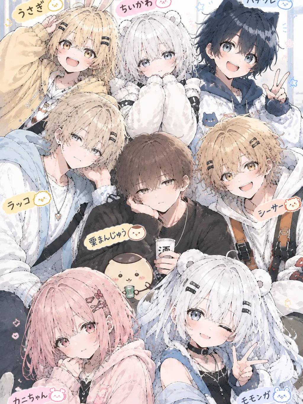 BasicPlume0157의 ちいかわ達っ！(擬人化有り)
