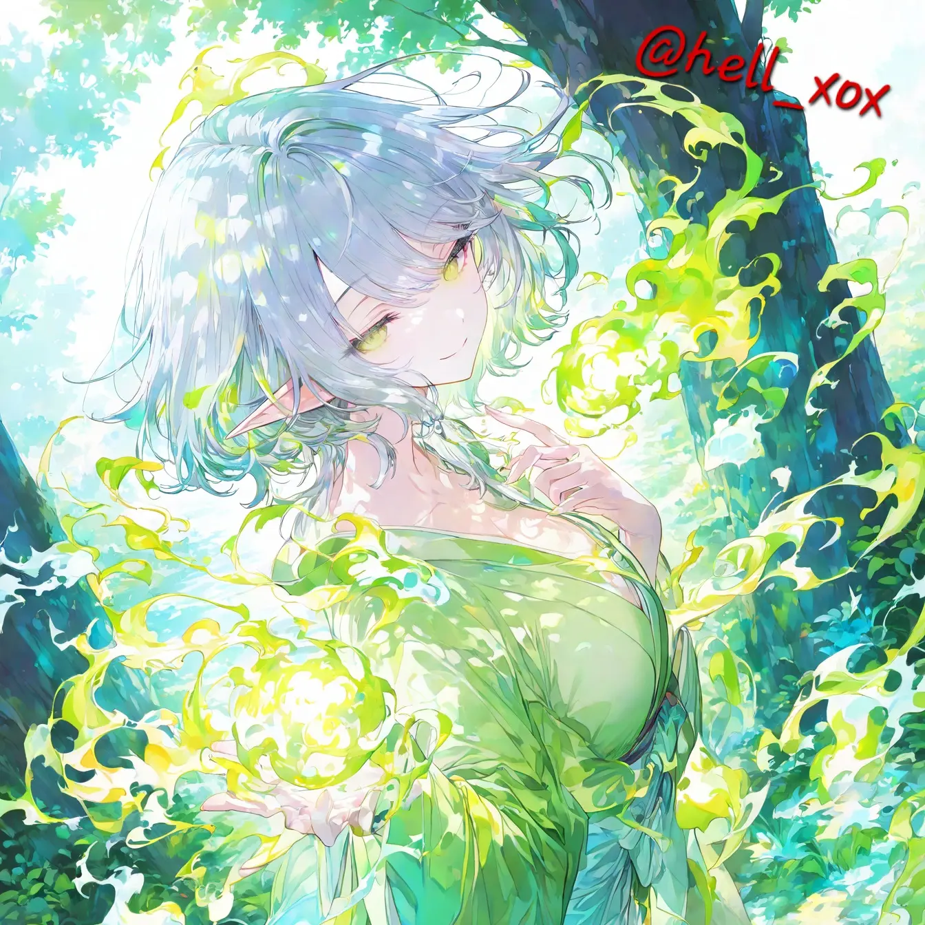 hell_xox의 숲속 산신.