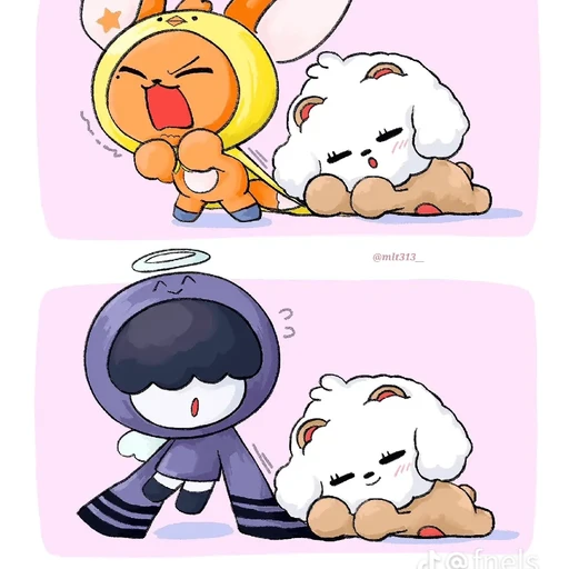 인사 해주는 투바투