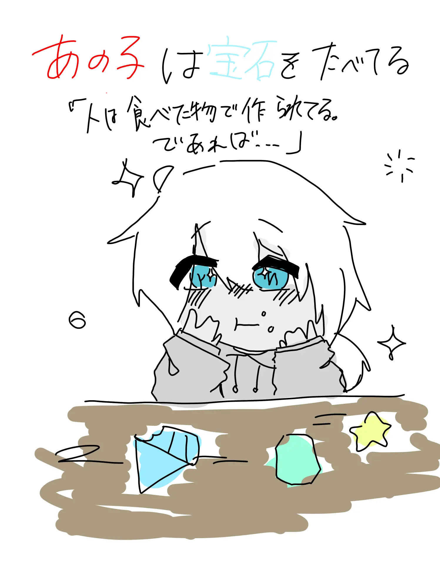 Kirakirahosi1800의 あの子は宝石を食べてる