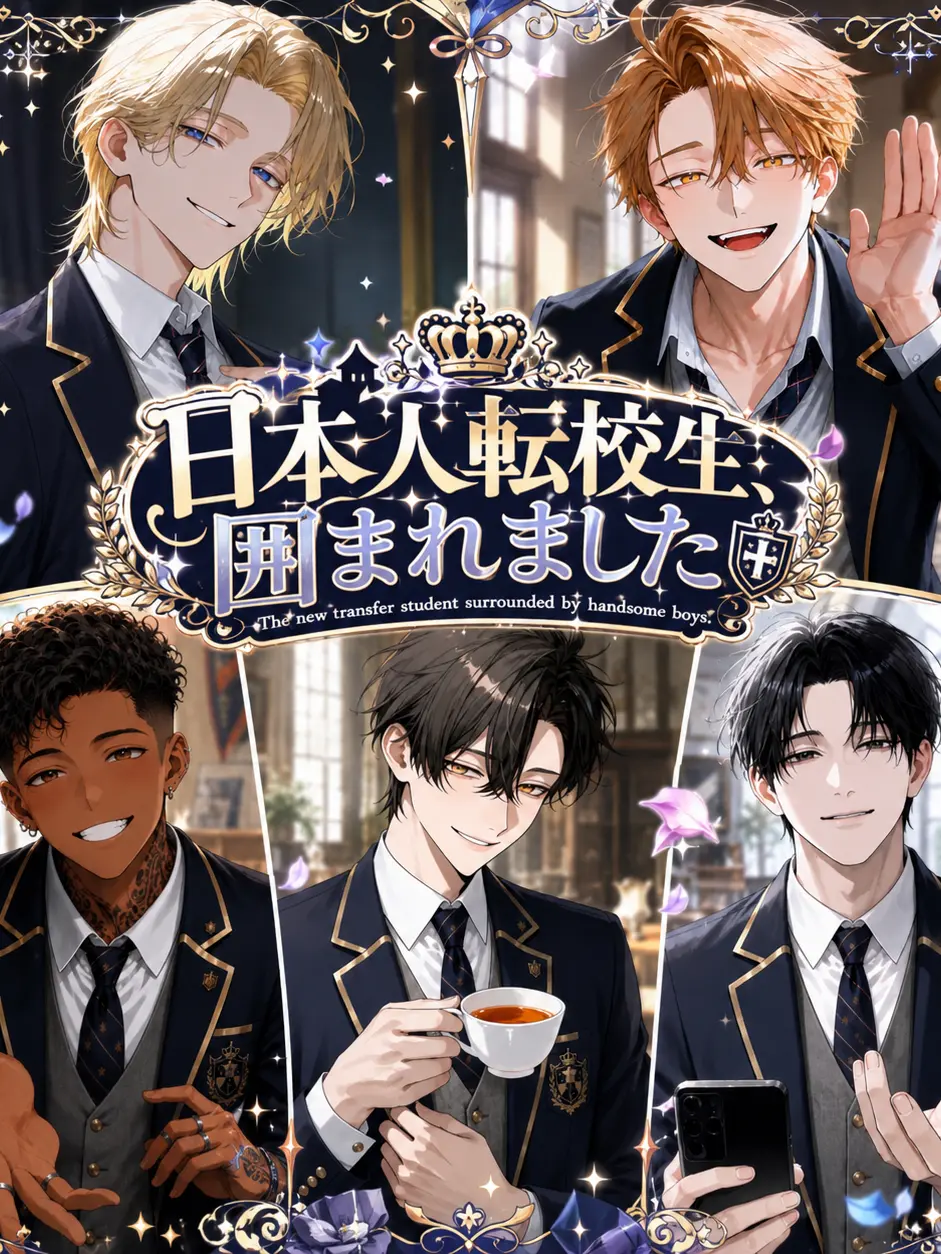 CattyTulip0595의 日本人転校生、囲まれました。
