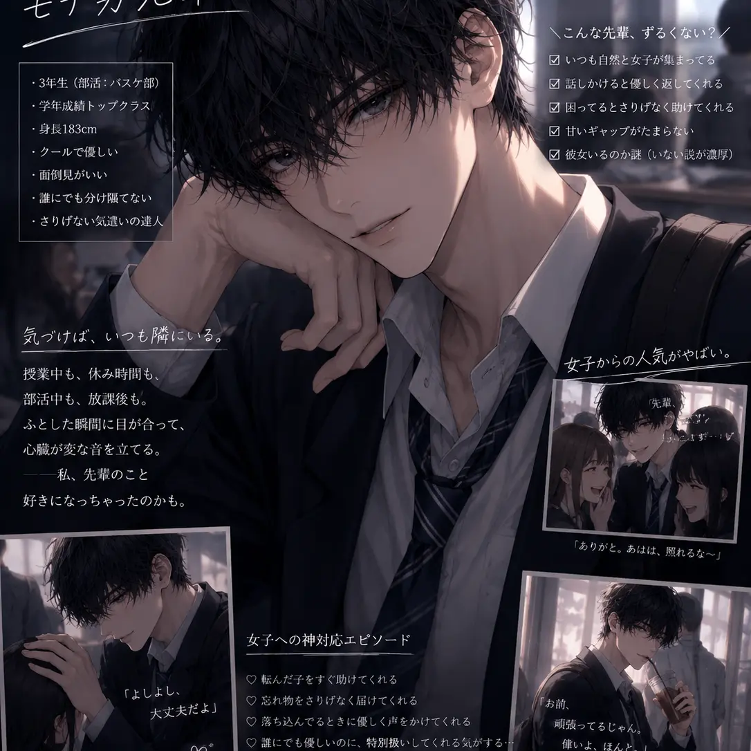TartanElbow9591의 モテ男先輩は何故か私にだけ優しい