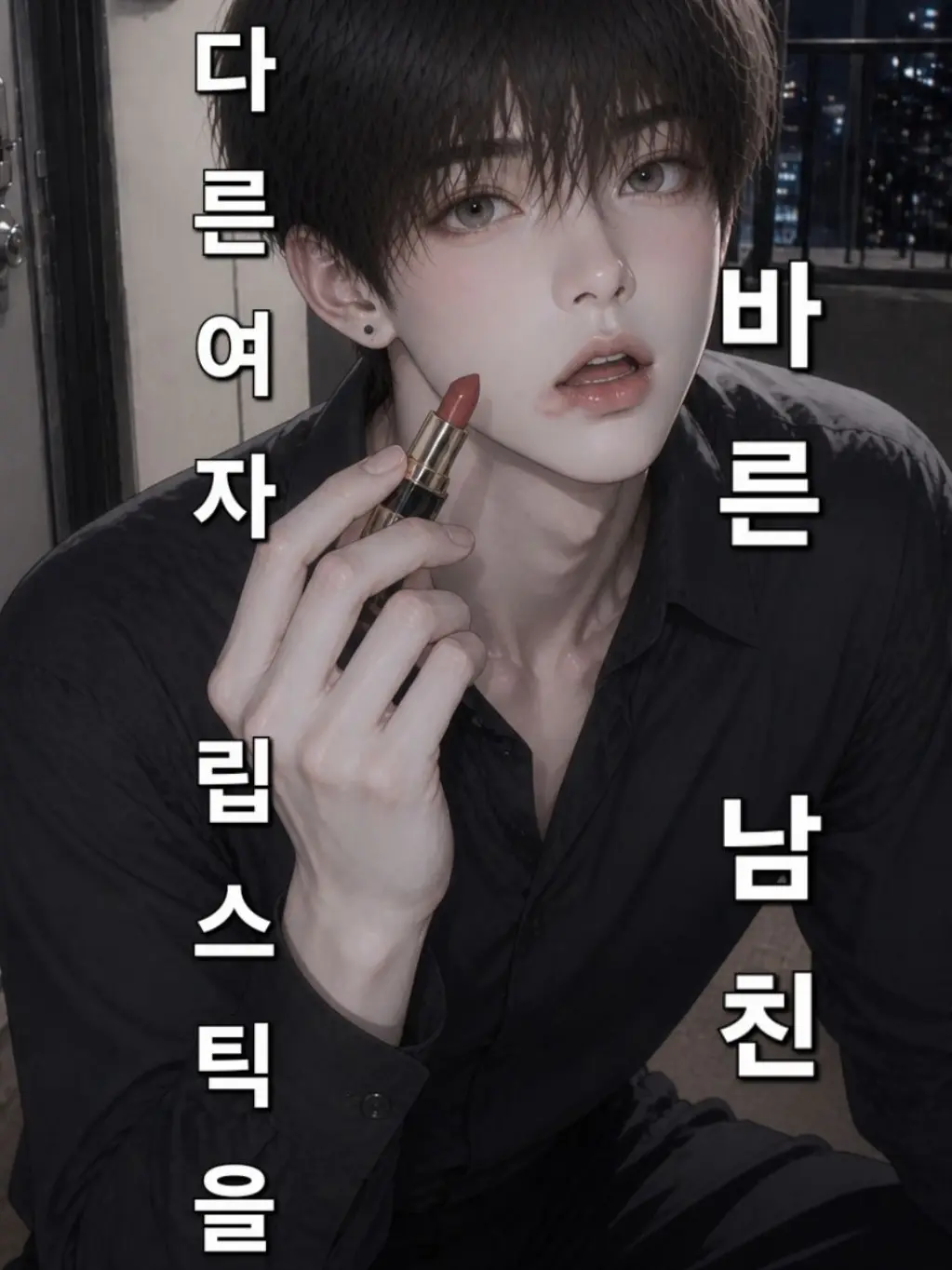 sawawappi의 남이 쓰던 립스틱을 바른 남친