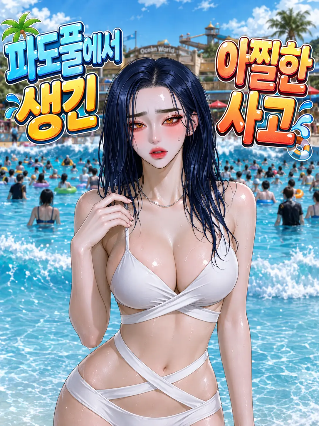 kamuyee의 파도풀에서 생긴 아찔한 사고