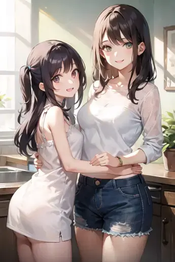 Profile image of Mother and her child