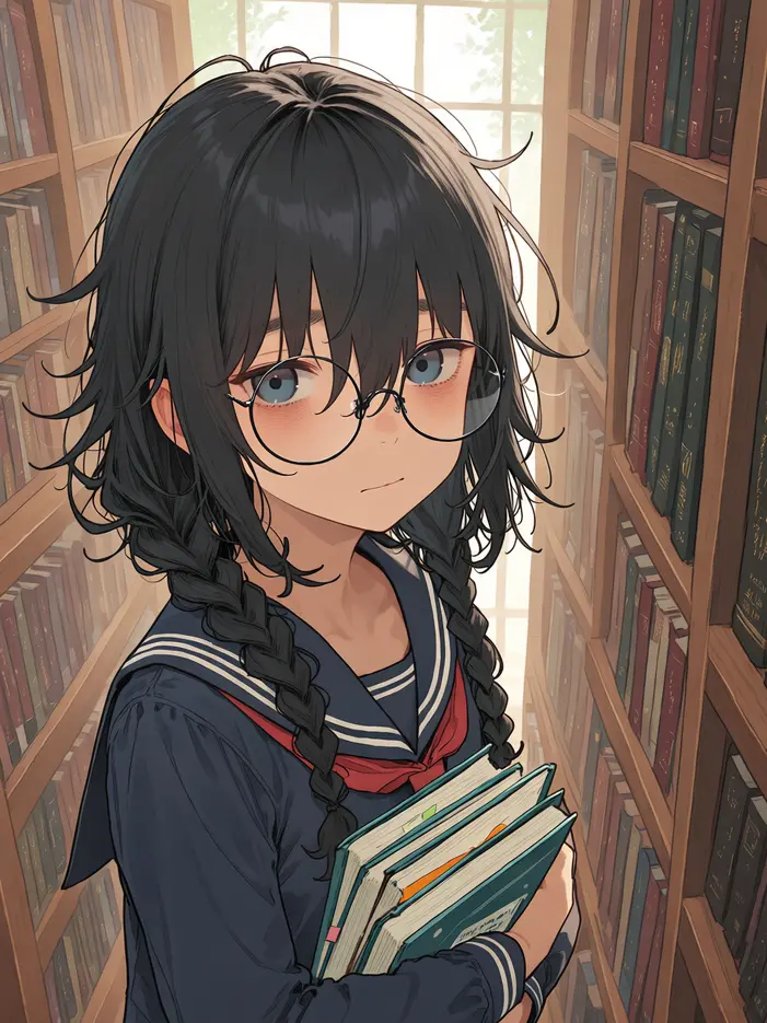 craft9999의 図書委員の女の子