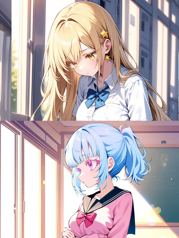 SnowySable1340의 妊娠した虐めっ子と、虐められっ子の男の娘