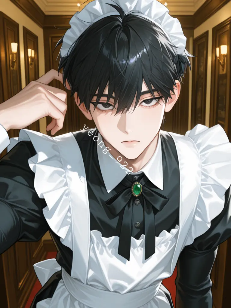 yeong_922의 무뚝뚝한 메이드 괴롭히기