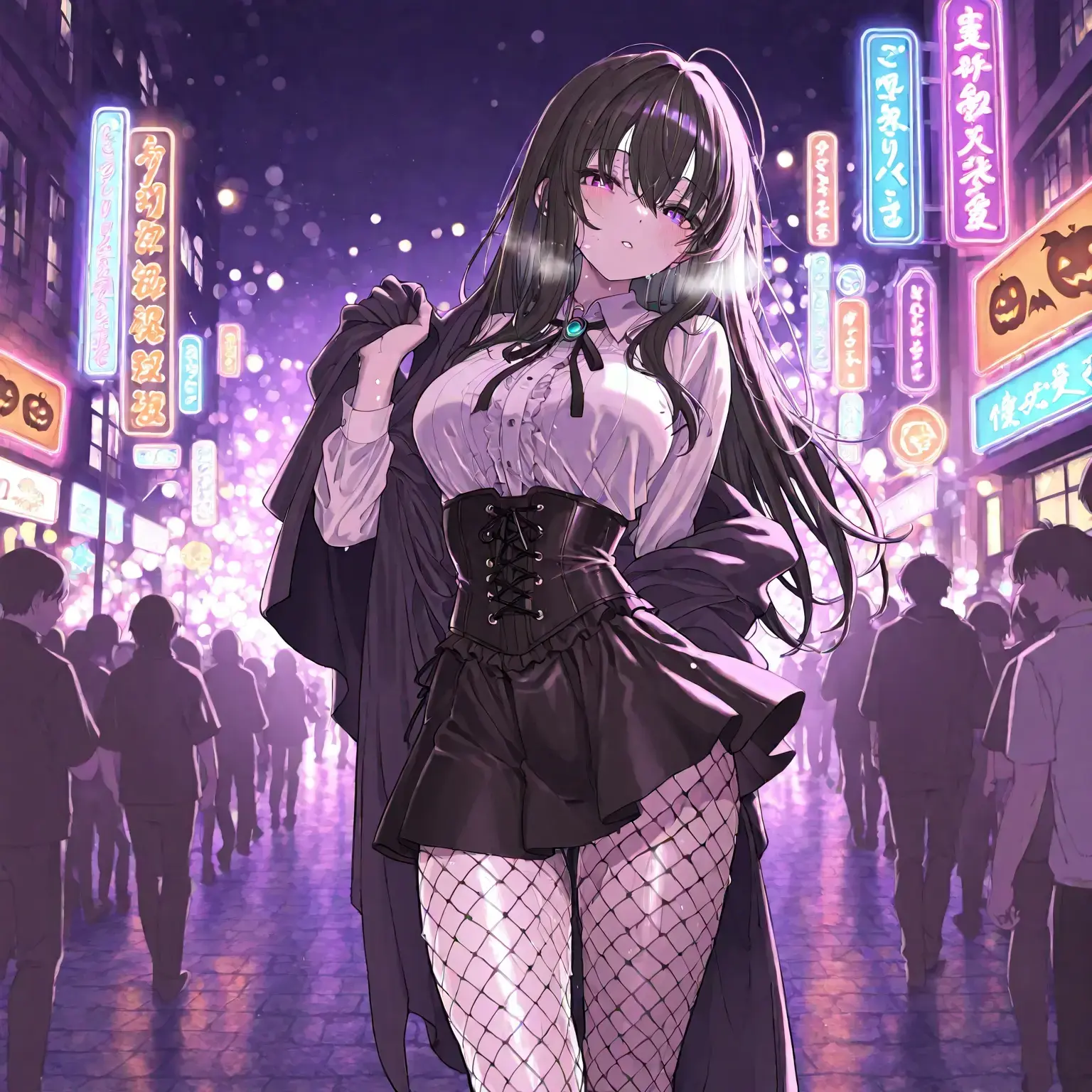 BrightAura2487의 ねぇ…ひとり？一杯付き合ってよ…退屈なの