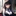 隠れてしている黒ストッキング姉ちゃん♥