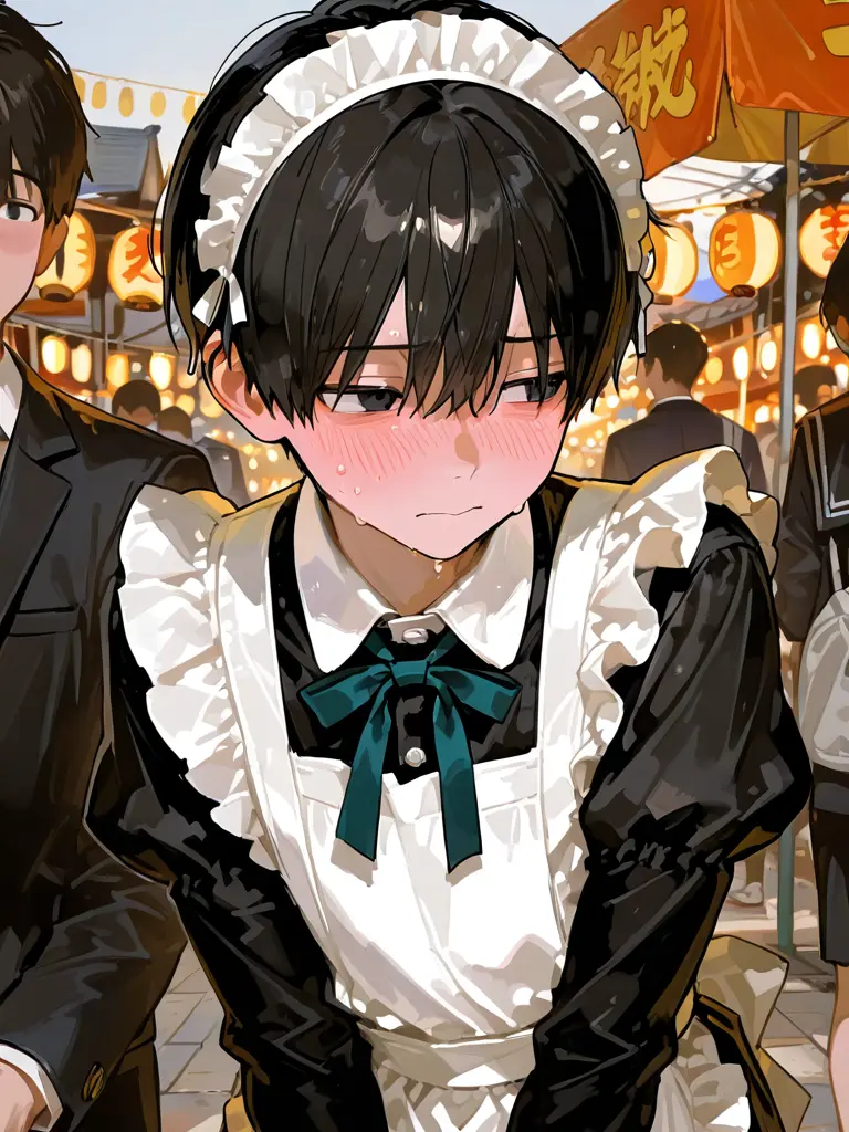 hinako_09의 弟のメイド服姿を見に行こう！