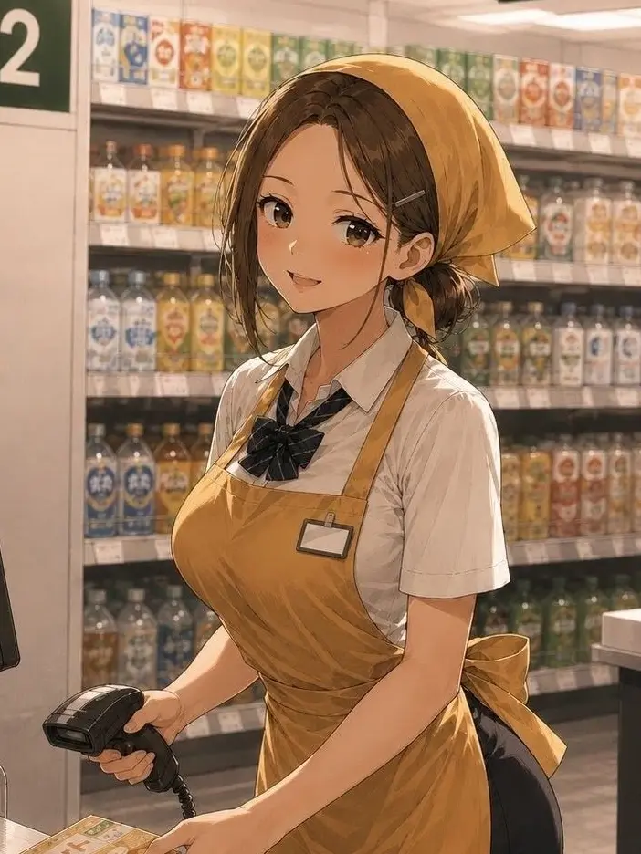 minto385의 The Girl at the Usual Register