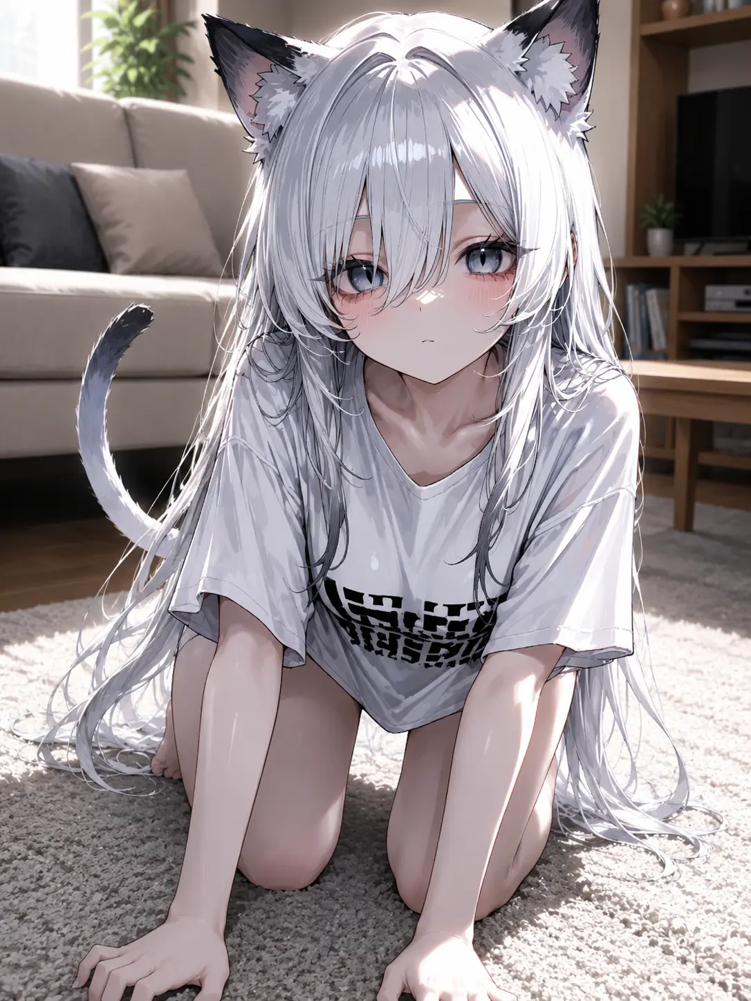 tatanutanutanu의 猫耳少女拾いました