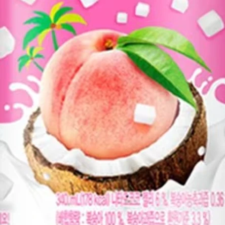 코코넛 복숭아 콜라보!