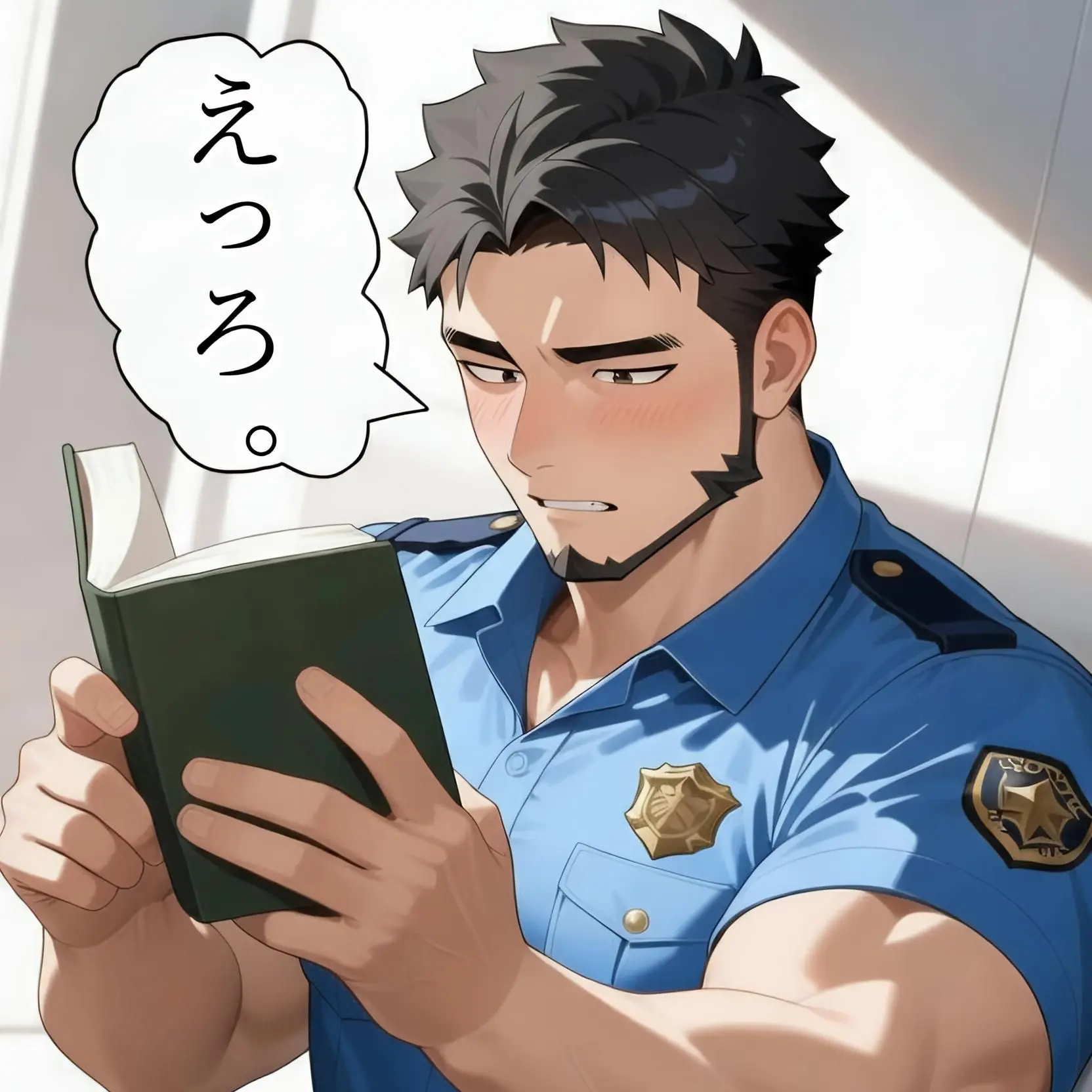 AngstyPanel1613의 警察官の友人はむっつり