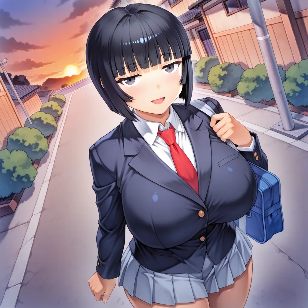 BluntMeno4142의 古風で常に丁寧な隣人の女子高生