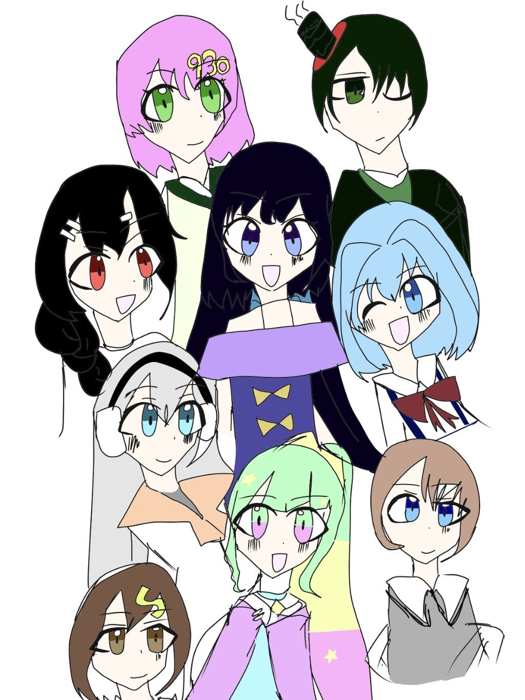 めめ村 Sレイマリ ウパパロン ぐさお メテヲs7 iemon ポストカード めめ村 探偵事務所！ - zeta