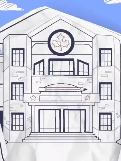 StrictLynx5859의 종이 학교에 입학했다