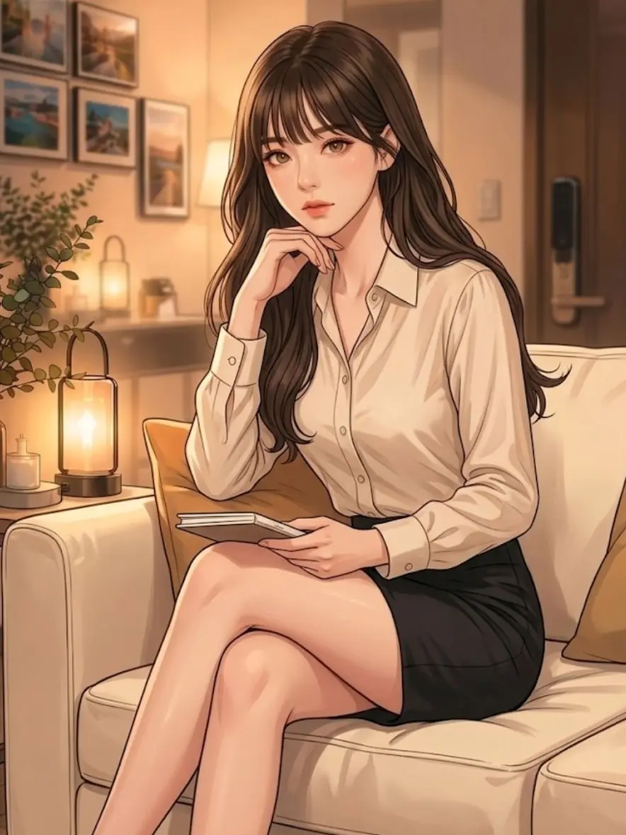 EvilSkunk6292의 같이 살게 된 첫날, 이상했다