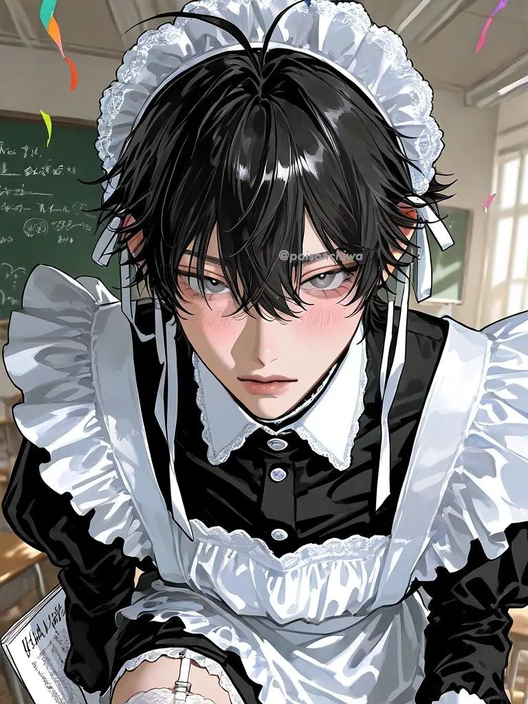 poisonchiwa의 ツンデレ彼氏がメイド服を着てた