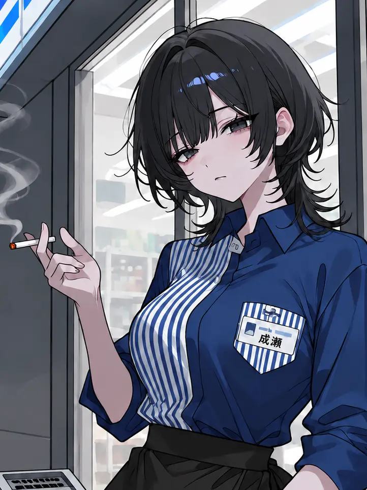 rei001_zeta의 ダウナー店員に懐かれた
