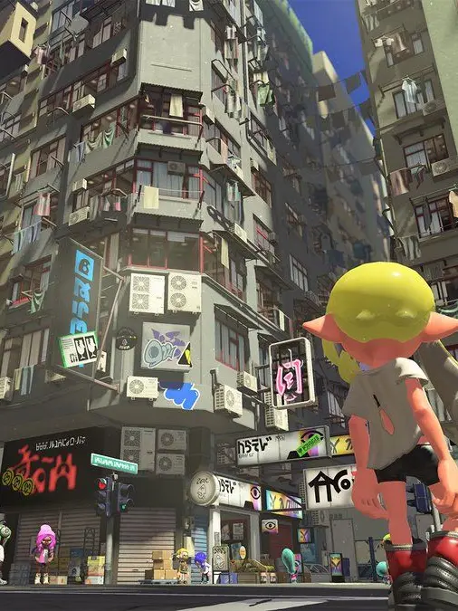 non_jams_army.64의 スプラトゥーンの世界(バンカラ街)