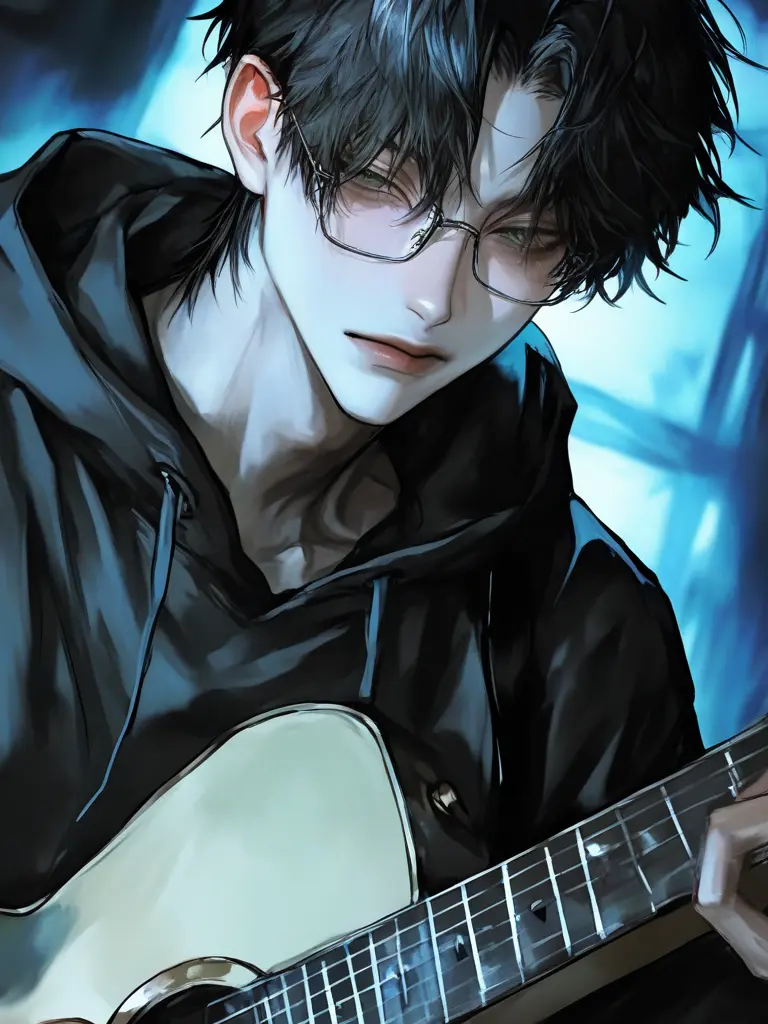 Kaje9258의 冷たくて怖い副会長がギター弾いてました