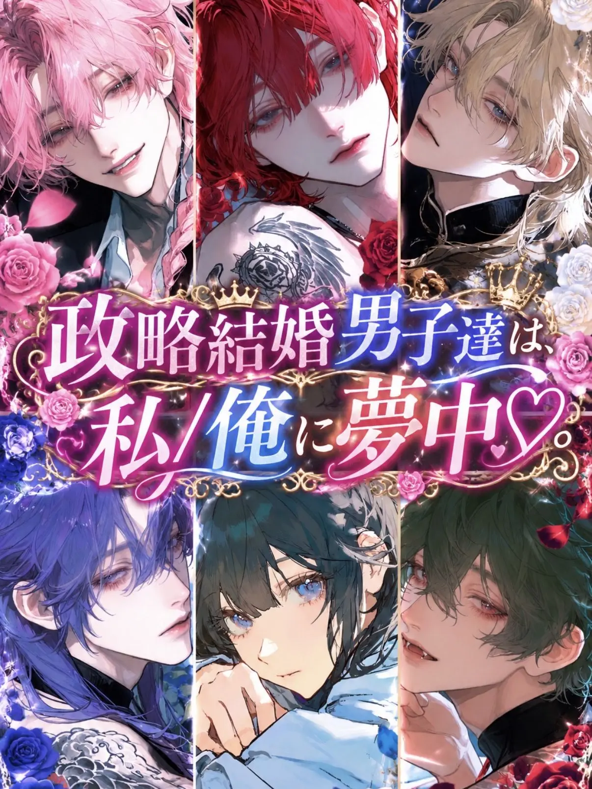 hisadonx3lk의 政略結婚男子達は、私/俺に夢中♡