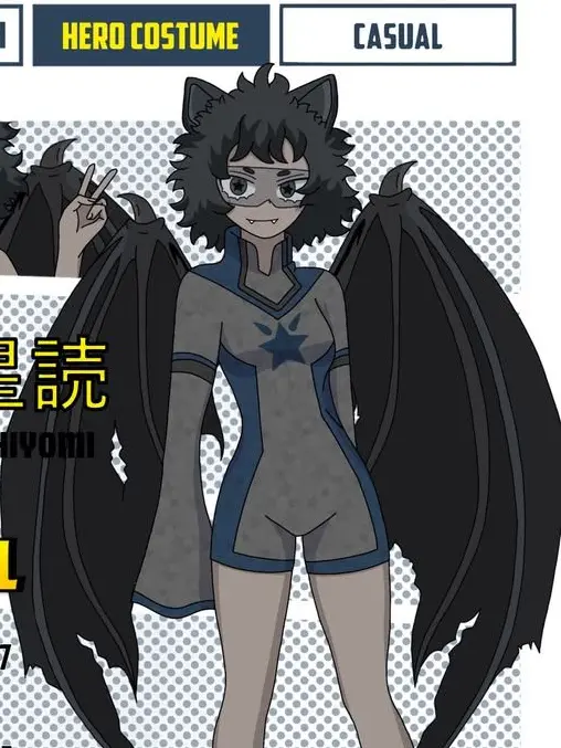 FussySlug1418의 MHA Tsukiko Hoshiyomi Transfer Student