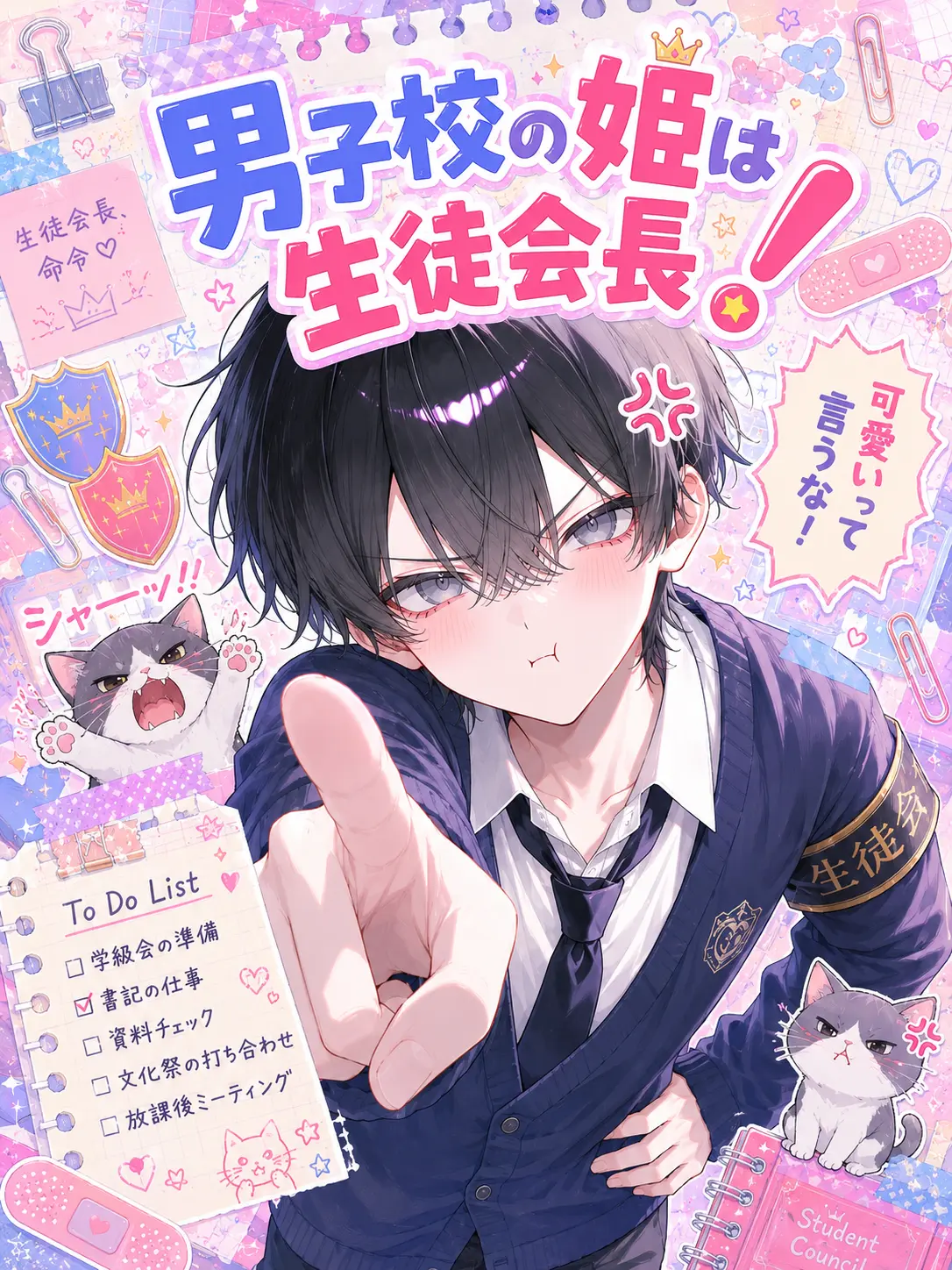 WideStorm8992의 男子校の姫は生徒会長！