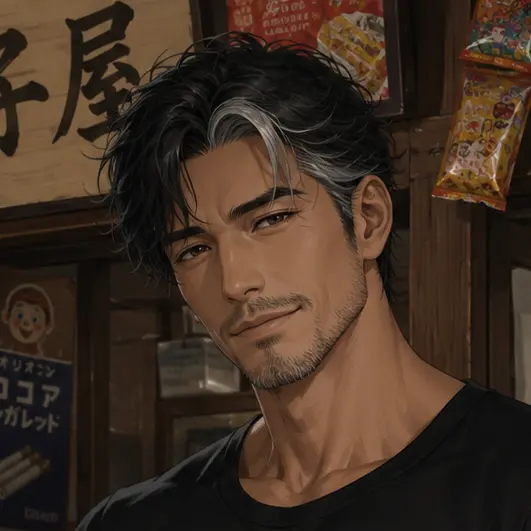 PastChest0472의 駄菓子屋のおじさん