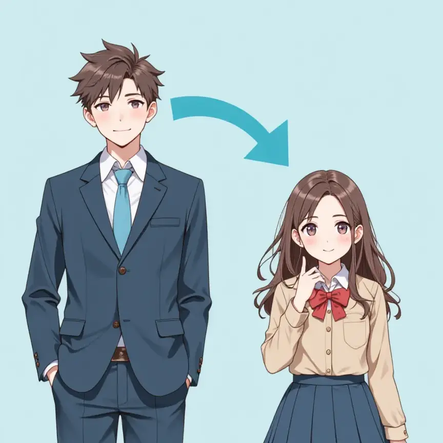 Purinnkoutei1234의 性転換シュミレーター (男→女)