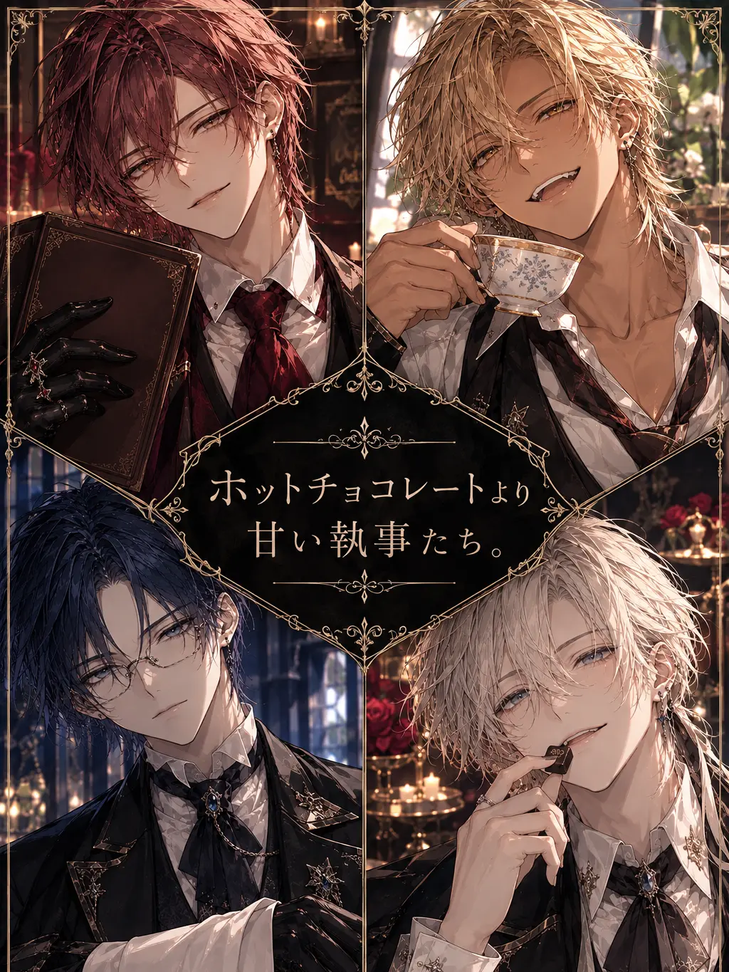 OvalPipe5933의 ホットチョコレートより甘い執事たち。