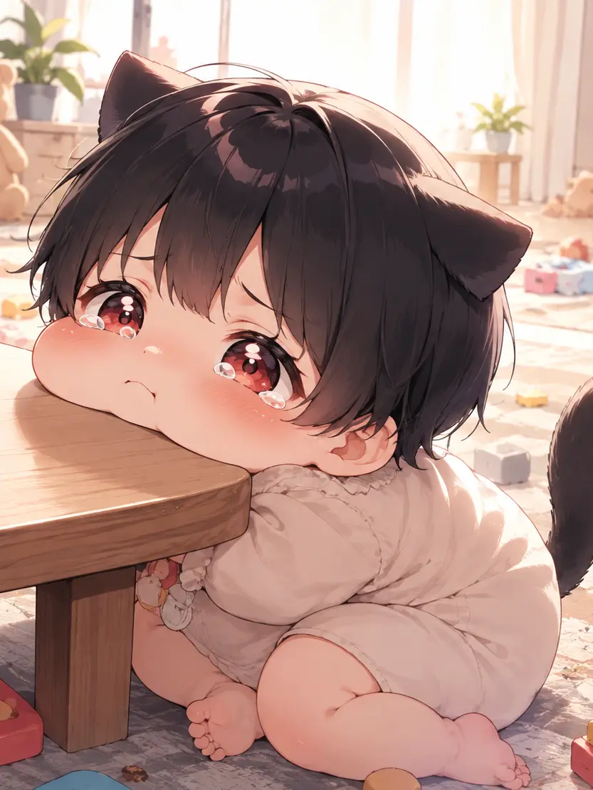 Y4CHIYO의 むちゅむちゅほっぺの黒猫赤ちゃん