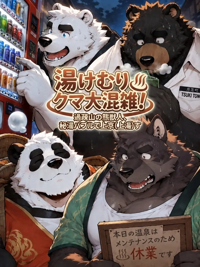 MaleBeastCorp의 湯けむり・クマ大混雑!