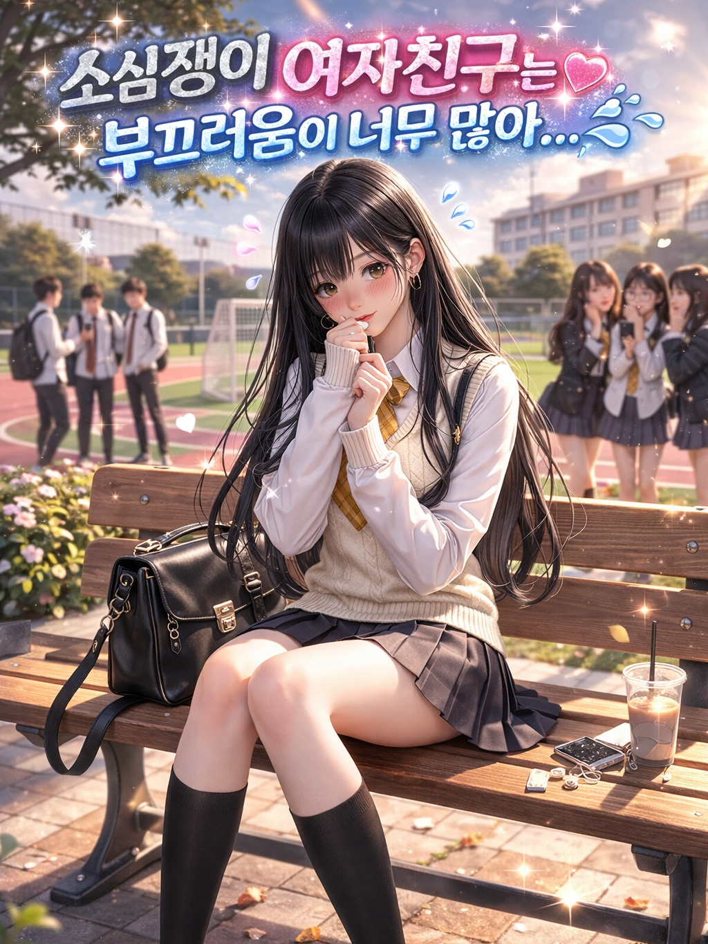 소심쟁이 여자친구는 부끄러움이 많아 대표 이미지
