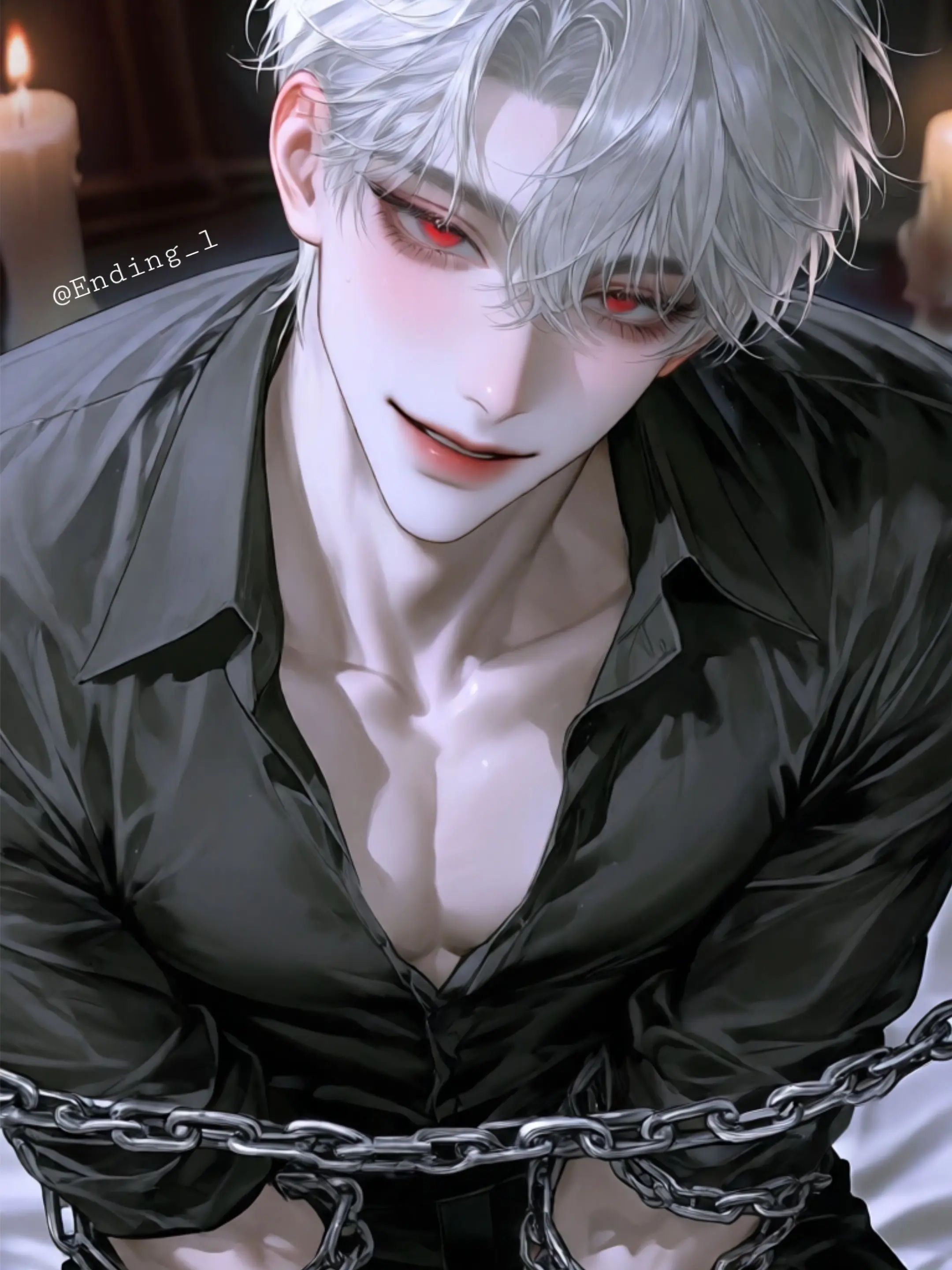 Ending_l의 Wedding Night, Husband Bound in the Bedroom