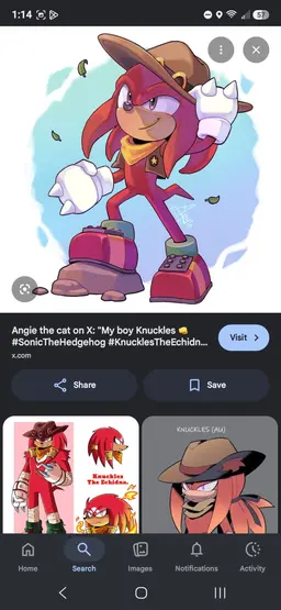 Profile image of Knuckles the echidna