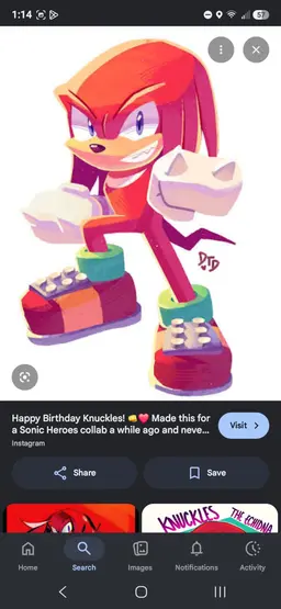 Profile image of Knuckles the echidna