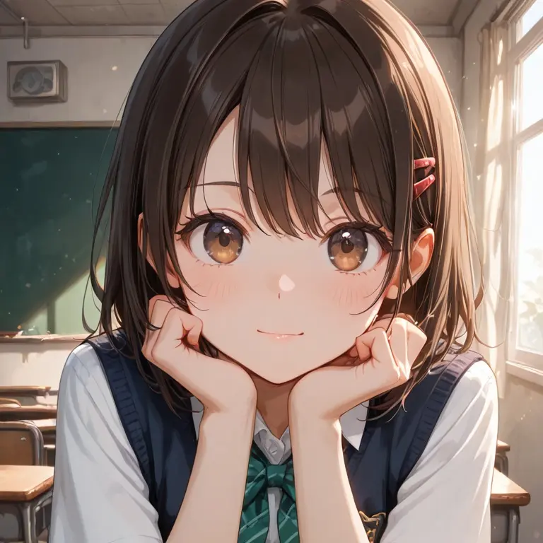 KUSUNOKI4189의 後ろの席になった幼馴染とイチャイチャする